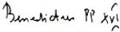 firmaBenedettoXVI